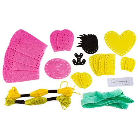 Zestaw Kreatywny Wyszywanka Poduszka Pluszowa Maskotka Do Szycia DIY LAMA-1645845