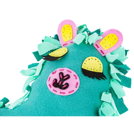Zestaw Kreatywny Wyszywanka Poduszka Pluszowa Maskotka Do Szycia DIY LAMA-1645847