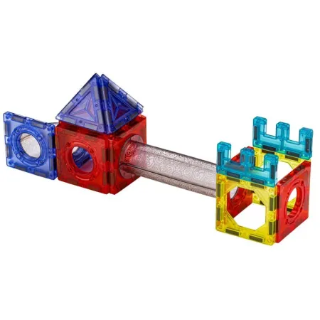 Świecące Klocki Magnetyczne, Tor Kulkowy Dla Kulek 129 Elementów Kulodrom-1645970