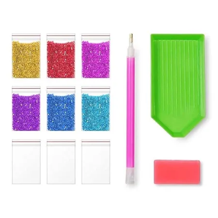 Haft Diamentowy, Obraz, Mozaika Diamentowa Diamond Painting, BAJKOWA SCENERIA Koń 30x30cm-1646015