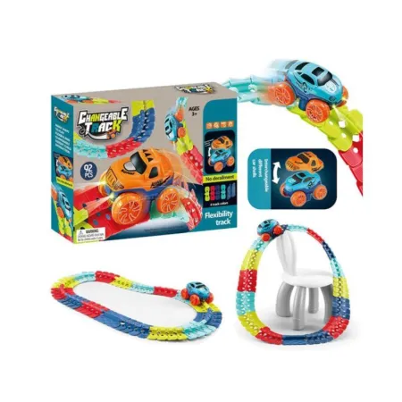 Elastyczny Tor Samochodowy, Wyścigowy 92 Elementy-1646410