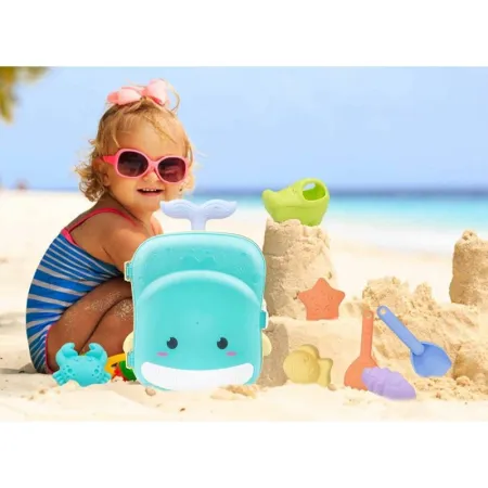 Zestaw Do Zabawy W Piasku, Walizka + Akcesoria Foremki Piaskownica-1646442