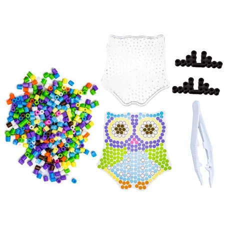 Koraliki Do Prasowania Szablony Sowa, Jeżyk, Zestaw 2000 Elementów, Prasowanka, Kuferek-1646524