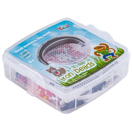 Koraliki Do Prasowania Szablony Małpka, Kotek Zestaw 2000 Elementów, Prasowanka, Kuferek-1646547