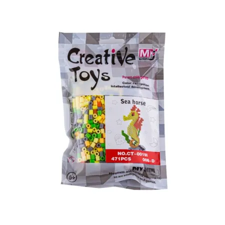 Koraliki do prasowania Wersja 3D, Szablon KONIK MORSKI, Saszetka, Prasowanka-1646613