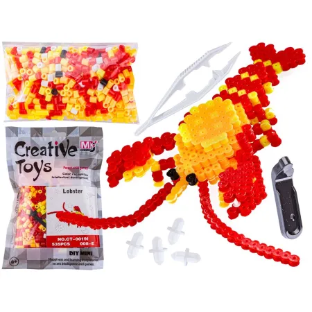 Koraliki do prasowania Wersja 3D, Szablon HOMAR, Saszetka, Prasowanka