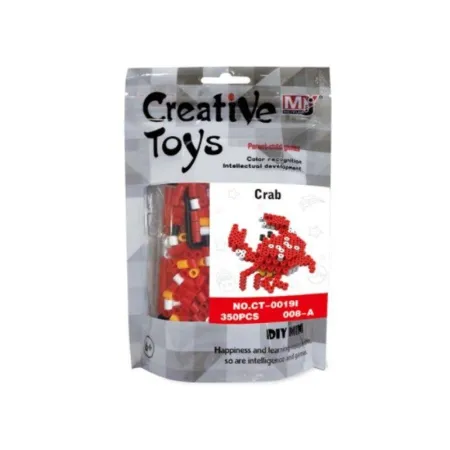 Koraliki do prasowania Wersja 3D, Szablon KRAB, Saszetka, Prasowanka-1646647