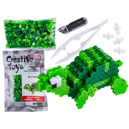 Koraliki do prasowania Wersja 3D, Szablon ŻÓŁW MORSKI, Saszetka, Prasowanka