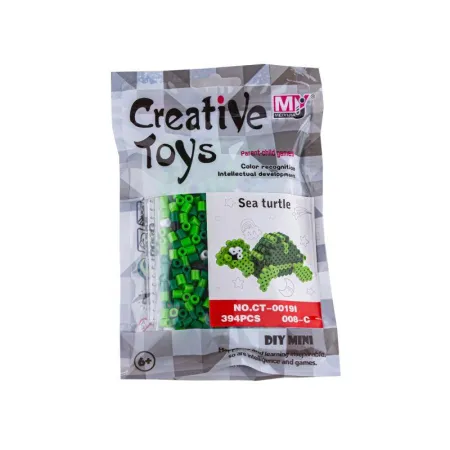 Koraliki do prasowania Wersja 3D, Szablon ŻÓŁW MORSKI, Saszetka, Prasowanka-1646649