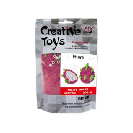 Koraliki do prasowania Wersja 3D, Szablon PITAJA, SMOCZY OWOC Owoce, Saszetka, Prasowanka-1646674