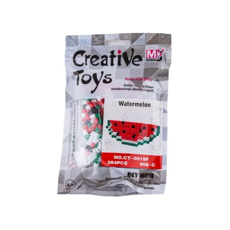 Koraliki do prasowania Wersja 3D, Szablon ARBUZ Owoce, Saszetka, Prasowanka-1646685