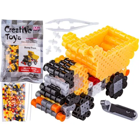 Koraliki do prasowania Wersja 3D, CIĘŻARÓWKA, WYWROTKA, Saszetka, Prasowanka