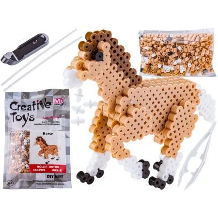 Koraliki do prasowania Wersja 3D, KOŃ, KONIK, Saszetka, Prasowanka