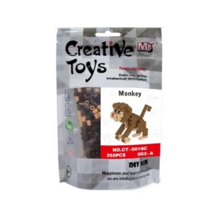 Koraliki do prasowania Wersja 3D, MAŁPKA, MAŁPA, Saszetka, Prasowanka-1646826