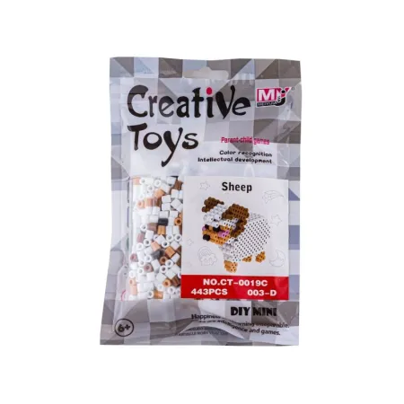 Koraliki do prasowania Wersja 3D, OWIECZKA, OWCA, BARANEK, Saszetka, Prasowanka-1646828