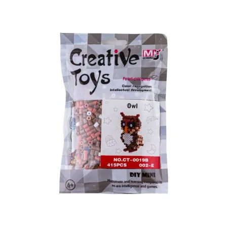 Koraliki do prasowania Wersja 3D, SOWA, SÓWKA Ptak, Saszetka, Prasowanka-1646847