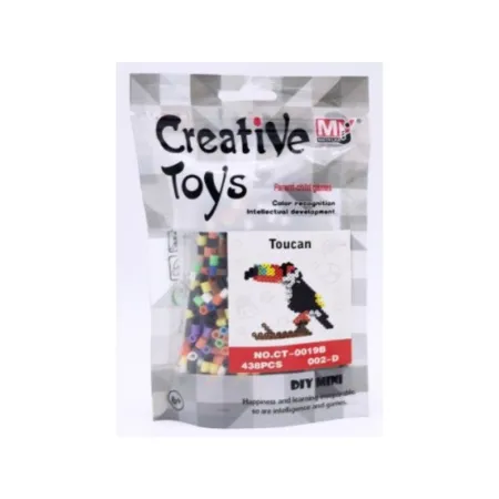 Koraliki do prasowania Wersja 3D, TUKAN Ptak, Saszetka, Prasowanka-1646863