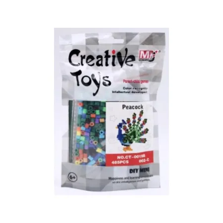 Koraliki do prasowania Wersja 3D, PAW Ptak, Saszetka, Prasowanka-1646872