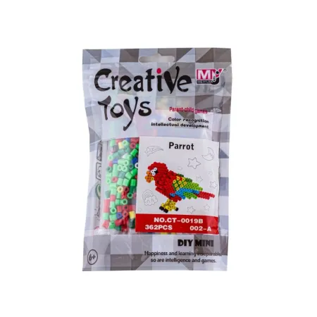 Koraliki do prasowania Wersja 3D, PAPUGA, ARA Ptak, Saszetka, Prasowanka-1646883