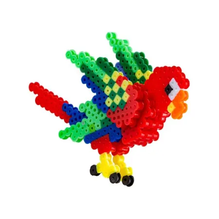 Koraliki do prasowania Wersja 3D, PAPUGA, ARA Ptak, Saszetka, Prasowanka-1646884