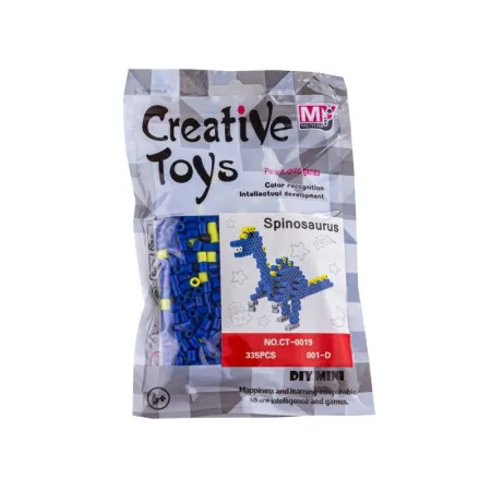 Koraliki do prasowania Wersja 3D, VELOCIRAPTOR, DINOZAUR, Saszetka, Prasowanka-1646937