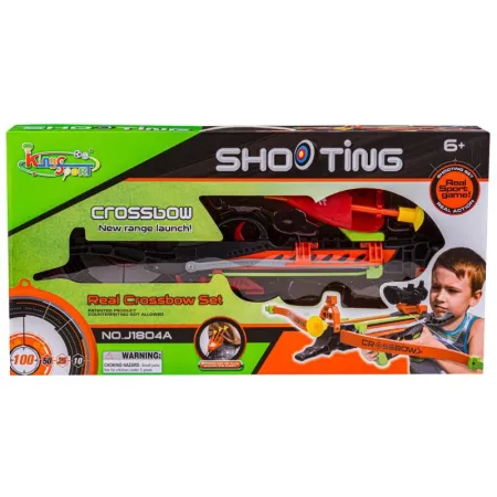 Kusza Dla Dzieci Łuk, 3 Strzały, Tarcza, Laserowy Celownik-1646964