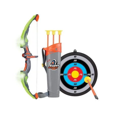 Zestaw Łuczniczy, Łuk Świecący W Ciemności + Akcesoria, Strzały, Tarcza-1646978