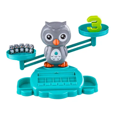 Gra Nauka Liczenia Oraz Angielskiego Fiszki - Równoważnia Waga Szalkowa Sówka Sowa - Owl Balance-1646991