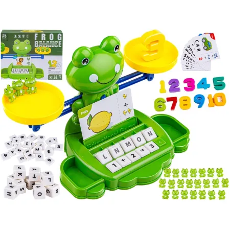 Gra Nauka Liczenia Oraz Angielskiego - Równoważnia Waga Szalkowa Żabka Żaba - Frog Balance