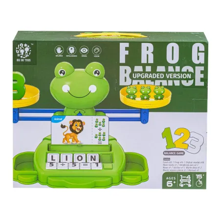 Gra Nauka Liczenia Oraz Angielskiego - Równoważnia Waga Szalkowa Żabka Żaba - Frog Balance-1647002