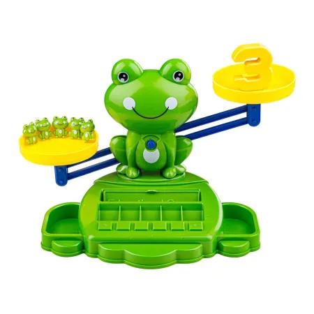Gra Nauka Liczenia Oraz Angielskiego - Równoważnia Waga Szalkowa Żabka Żaba - Frog Balance-1647004