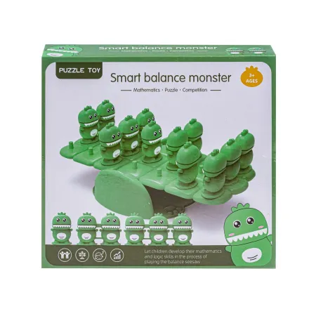 Edukacyjna Gra Matematyczna Logiczna Balansujące Potworki, Równoważnia, Huśtawka MONSTER-1647014