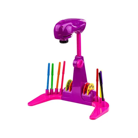 Projektor, Rzutnik Do Nauki Rysowania Malowania + Akcesoria RÓŻOWY-1647027