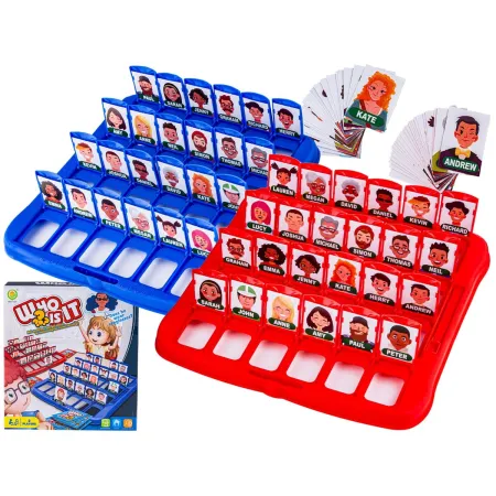 Rodzinna Gra Pamięciowa "Zgadnij Kto?" WHO IS IT? 2 Plansze