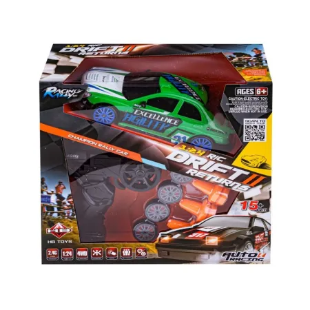 Samochód Do Driftu, Auto RC Drift 1:24 2,4 GHz 4WD ZIELONY-1647127