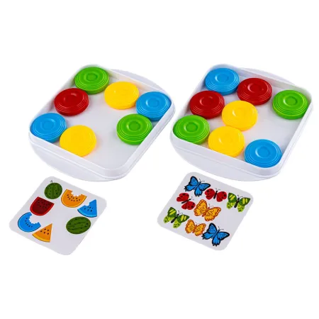 Gra Logiczna SZYBKIE KRĄŻKI Puck Puzzle Karty, Dzwonek, Zręcznościowa-1647187