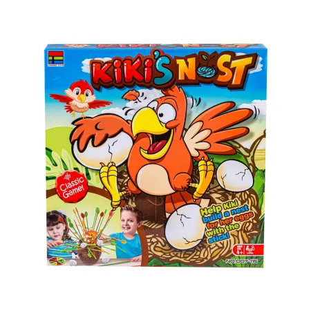 Zręcznościowa Gra Typu Bierki KIKI'S NEST Zbuduj Gniazdo Kurczaka-1647195