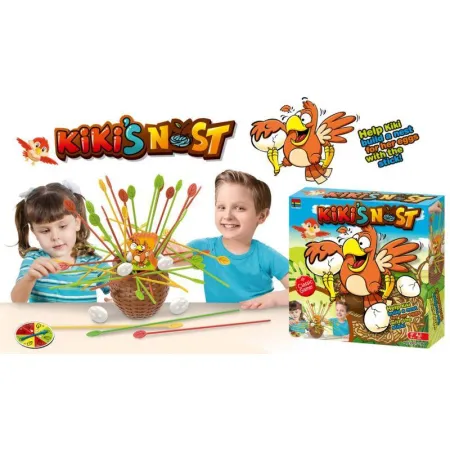 Zręcznościowa Gra Typu Bierki KIKI'S NEST Zbuduj Gniazdo Kurczaka-1647202