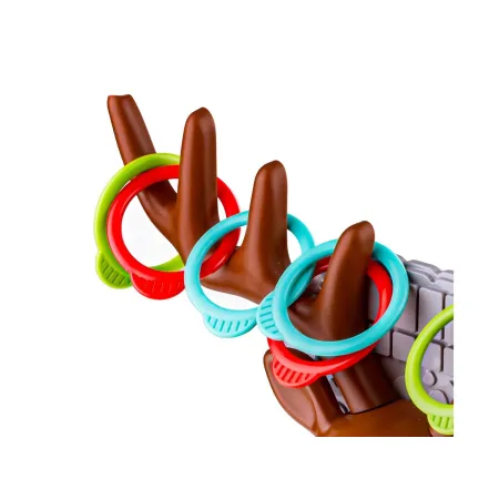 Gra Zręcznościowa Rzucanie Obręczy Ringo, Jelonek + Obręcze,  Deer Ring Game-1647208