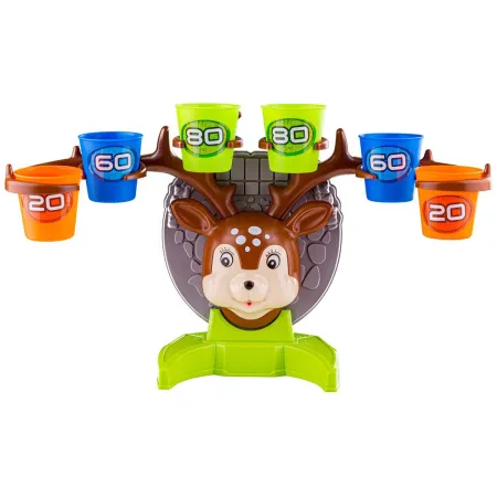 Gra Zręcznościowa Rzucanie Piłeczką Piłką Do Kosza Do Celu, Jelonek + Akcesoria,  Deer Bounce Game-1647214