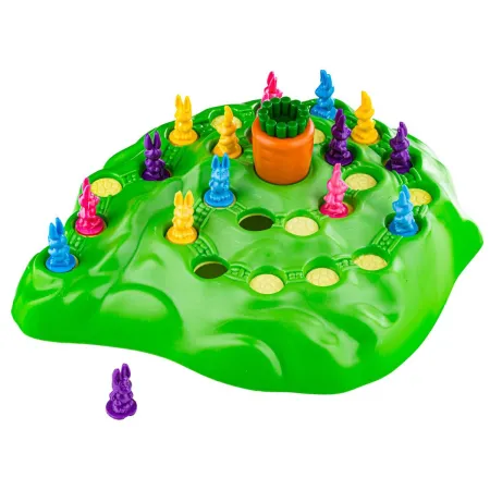 Rodzinna Gra Planszowa WYŚCIGI KRÓLICZKÓW, Wyścig Po Marchewkę, Bunny Game-1647266