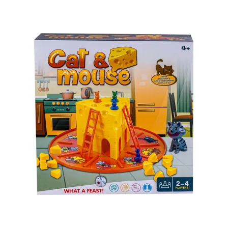 Rodzinna Gra KOT I MYSZY Złap Ser, Drabinki, Cat and Mouse-1647272