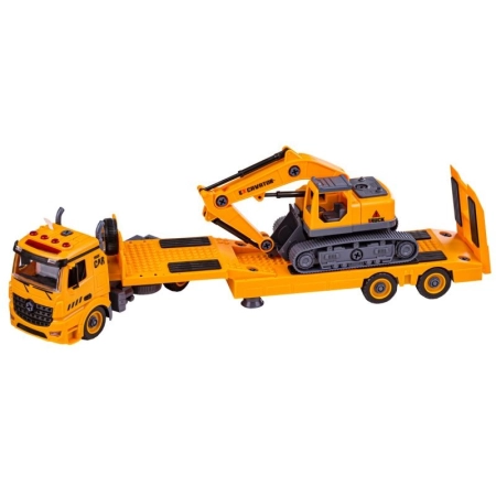 Ciężarówka, Koparka, Samochód, Laweta Do Rozkręcania, Transporter 79 Elementów Auto Do Skręcania-1647284