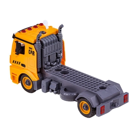 Ciężarówka, Koparka, Samochód, Laweta Do Rozkręcania, Transporter 79 Elementów Auto Do Skręcania-1647285
