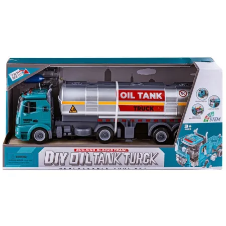 Ciężarówka, Samochód Ciężarowy Do Rozkręcania, Cysterna 75 Elementów-1647314