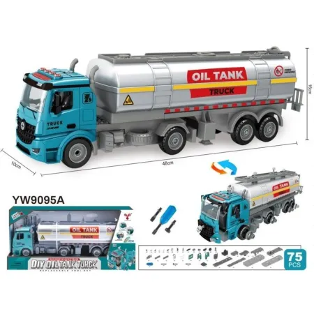 Ciężarówka, Samochód Ciężarowy Do Rozkręcania, Cysterna 75 Elementów-1647315