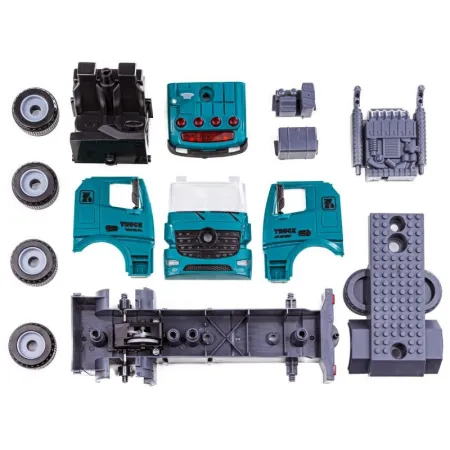 Ciężarówka, Samochód Ciężarowy Do Rozkręcania, Cysterna 75 Elementów-1647321