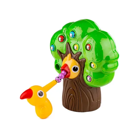 Gra zręcznościowa, Magnetyczny Dzięcioł I Robaczki - DRZEWKO Złap Robaczka  NOWA WERSJA-1647358