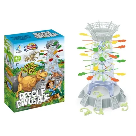 Gra Rodzinna Typu Bierki - Spadające Dinozaury Małpki-1647434