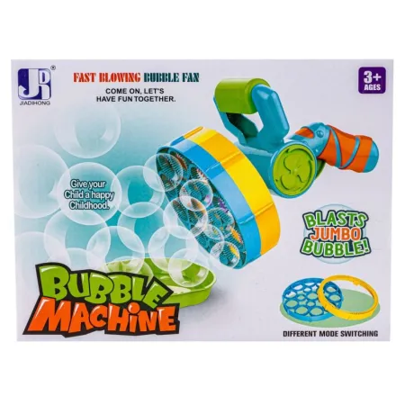 Maszynka Automat Do Puszczania Baniek Mydlanych, Wiatrak, Płyn, Bańki Mydlane-1647476